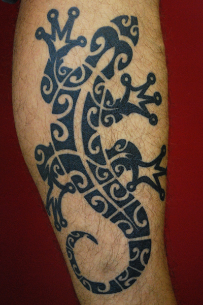 Gecko Tattoo on Tattoo Gecko Maori